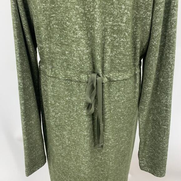 Cabi Dress Womens M Medium Avocado Solace Drawstring Cowl Neck Pullover Tie Back - Picture 6 of 11